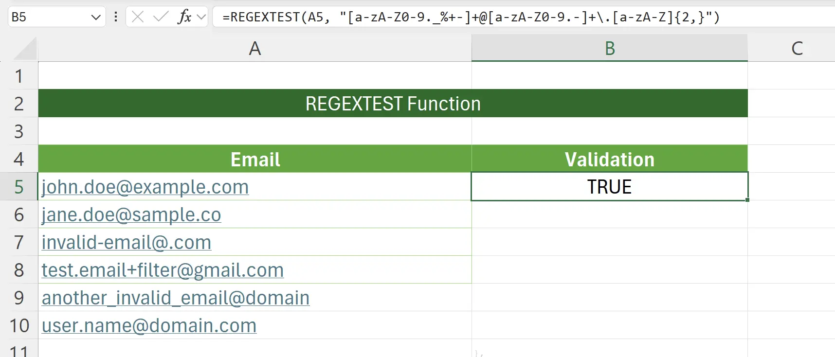 REGEXREPLACE Function Activation