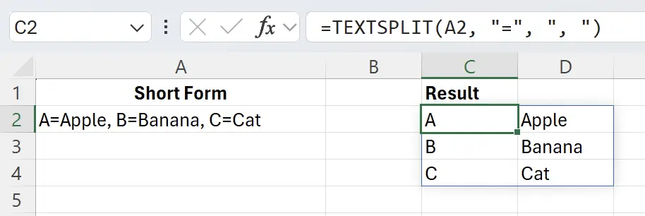 Split string into columns and rows at once