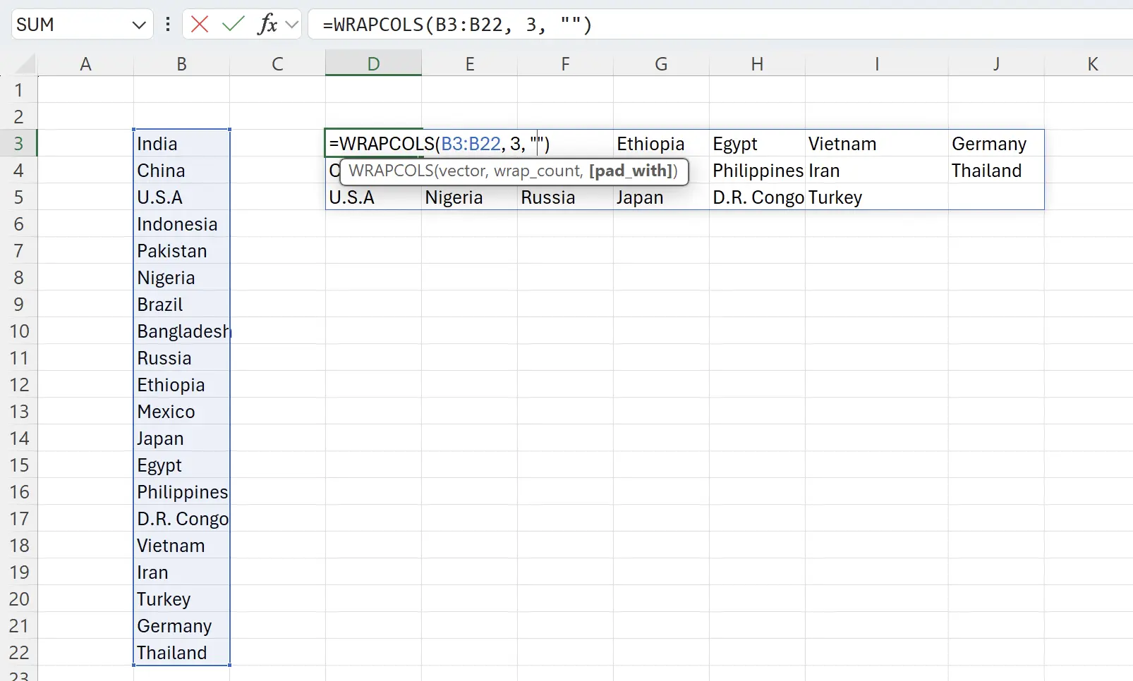 Use an Empty String to Replace #N/A