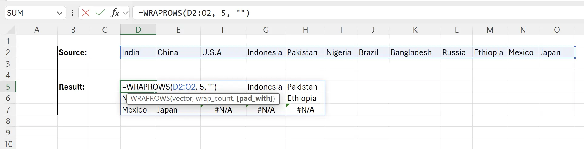 Replace #N/A with an Empty String